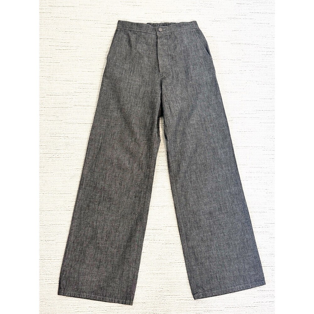 UQNATU Long Sailor Women’s M Black Chambray Pant Capsule Corpcore Sustainable